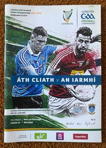 2017 Dublin v Westmeath - GAA Leinster Football Semi Final Programme
