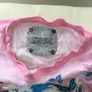 Mens embroidered pink T-shirt  size slim fit large Image 2