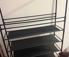 Shoe rack with hanging Hooks