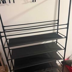 Shoe rack with hanging Hooks