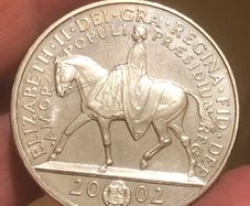 2002 Proof 5 Pound