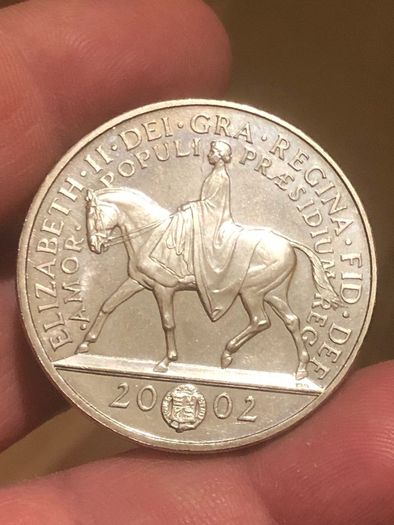 2002 Proof 5 Pound