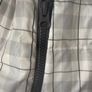 Edina ronay check down filled white & black tie belt coat size 12 Image 5