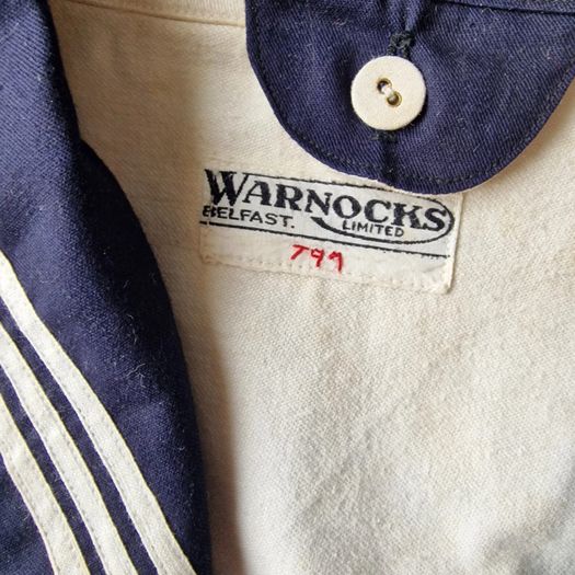 Antique British Victorian Child Sailor Uniform - Belfast