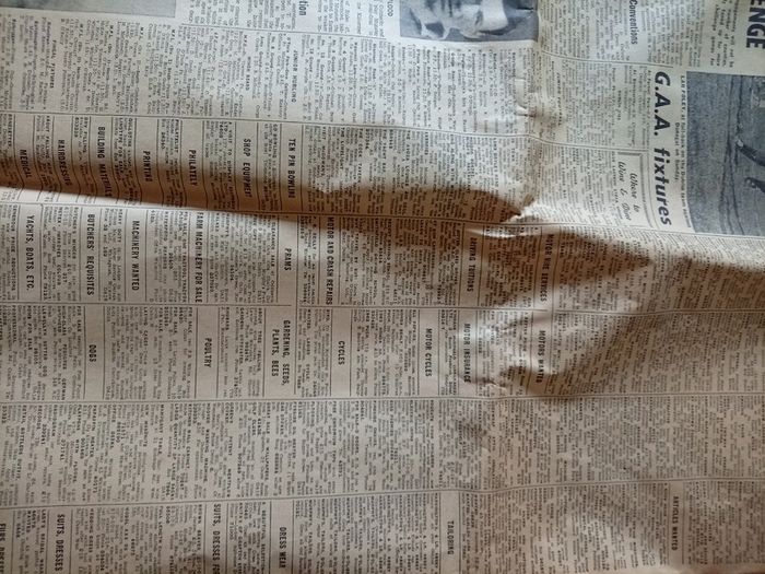 Vintage 1965 Evening Herald. Great for Framing (Showbands, Cinerama, classifieds, Ballyfermot)