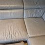Natuzzi Editions Leather Corner Sofa with footstool Image 6