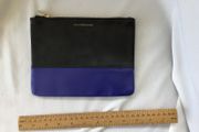 New Moss Copenhagen Twotone Leather Clutch Bag
