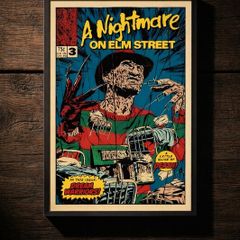 Nightmare on Elm St Canvas Poster