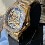 Philipp Plein SKELETON SPECTRE Men's Automatic Watch, Gold Image 3