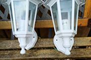 Vintage Aluminium Outdoor Wall Lanterns