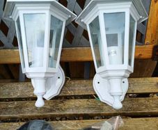 Vintage Aluminium Outdoor Wall Lanterns
