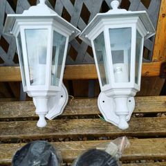 Vintage Aluminium Outdoor Wall Lanterns