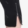 Goth High Waist Lace Up Capri Pants UK12 Image 3