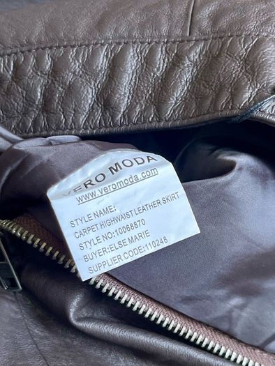 Vera Moda leather skirt (10)