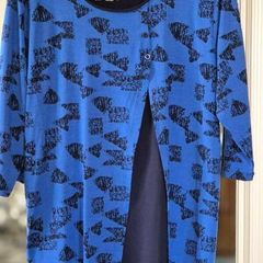 TIGI Heavy Jersey Layered Top , Size 14/16 , Mint Condition