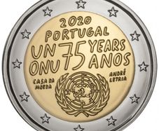 Portugal 2 Euro Commemorative coin 2020 - United Nations. Uncirculated.