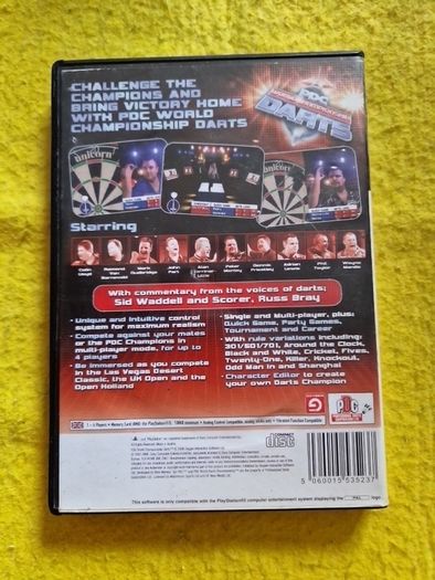 PDC World Championship Darts PlayStation2 Ps2 Games Original