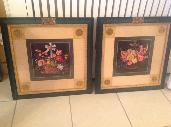 Framed Floral Pictures