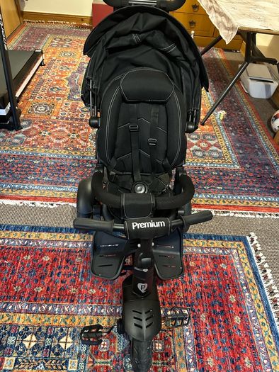QPlay Premium 6-in-1 Trike Black