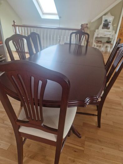 Rossmore solid Mahogany Dinning Table &  6 Chairs