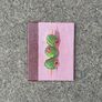 Mini Art - Original Olive Art on Canvas Image 7
