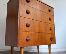 Vintage Retro Mid Century Teak Chest of Drawers