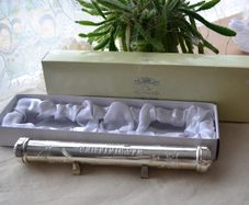 Leonardo Silver Plated Birth Certificate Holder