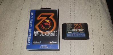 Boxed  Mortal Kombat 3 Top Sega Mega Drive Game  For Sale Here