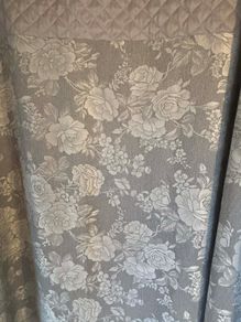 Grey/ silver curtains