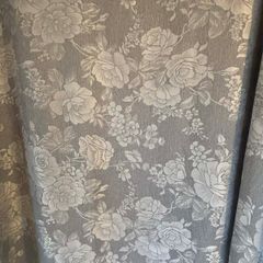 Grey/ silver curtains