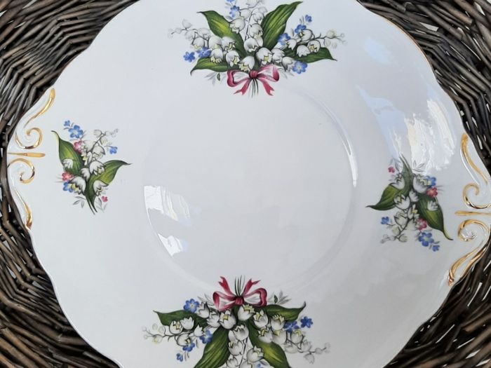 Vintage china milk/cream jug Lily of the valley