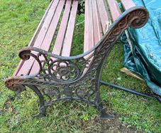 Vintage garden bench