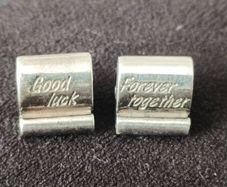 Pandora Sterling Silver 925 Scroll Charm Good Luck Forever Togethr