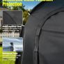 Bike Storage Tent Shed for 5 Bikes, Outdoor Portable 210D Oxford Thick PU4000 Waterproof Bike Cover with Ventilated Window, Bike Tent Fit for Bicycle, Lawn Mower, Garden Tools Image 3