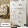Mamas and Papas Wedmore cotbed and chest of drawers with changer. Image 6
