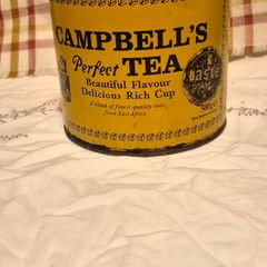 vintage tea tin