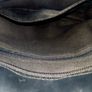 Genuine black leather handbag in excellent condition with no issues see last three photos for exact measurements FREE TRACKED POSTAGE INCLUDED Image 7