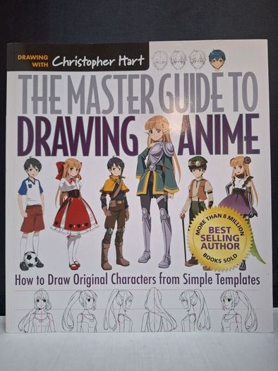 SALE! THE MASTER GUIDE TO DRAWING ANIME How to draw original characters from simple templates by Christopher Hart