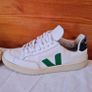 Veja v12 green logo size 5 eu 38 white leather in good condition Image 6