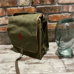 vintage military first aid kit bag