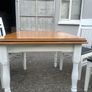 Solid Oak Table + 4 Chairs Image 3