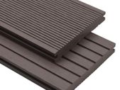 WPC Solid Decking Boards with Accessories 20m(sqr) 2.2m Dark Brown