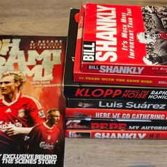 Selection of Liverpool FC books