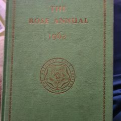 The Rose Annual 1962. The National Rose Society Of Great Britain. HARDBACK.