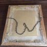 Vintage Sweet Gentle Lady Religious Prayer in Gilt Frame Image 3