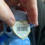 Rare & Retired TY Beanie Baby With Errors- Holiday Teddy Image 4