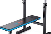 Adjustable Weight Bench with Dip Station Folding Heavy Duty Weight Lifting Bench Home Training Gym Multiuse Workout Bench (FREE POSTAGE)