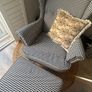 Strandmon IKEA armchair and footstool houndstooth Image 5