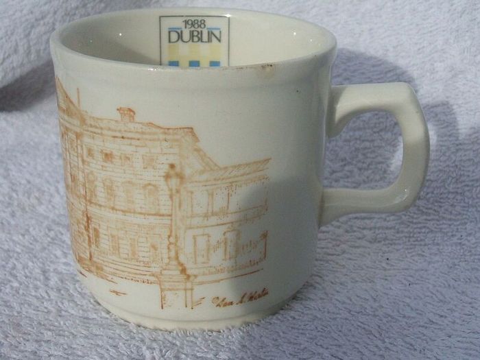 1988 DUBLIN MILLENNIUM (Carrigdhoun Co Op) - a commemorative Leinster House mug (free to collect)