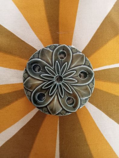 Vintage Wade Pottery taper candle/flower holder